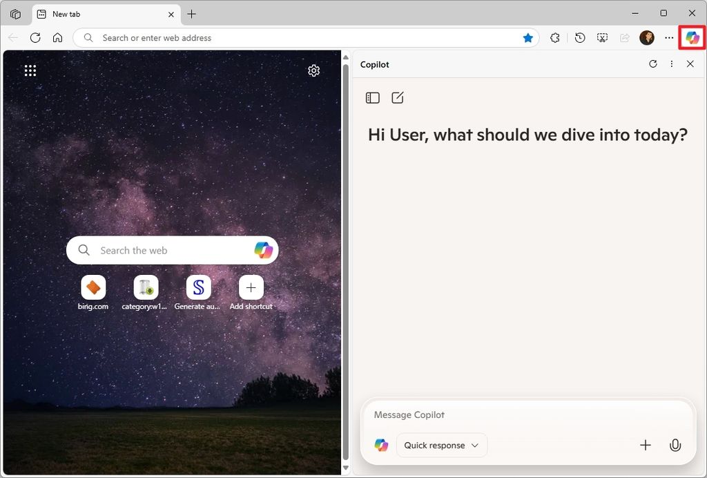 Microsoft Edge launch Copilot