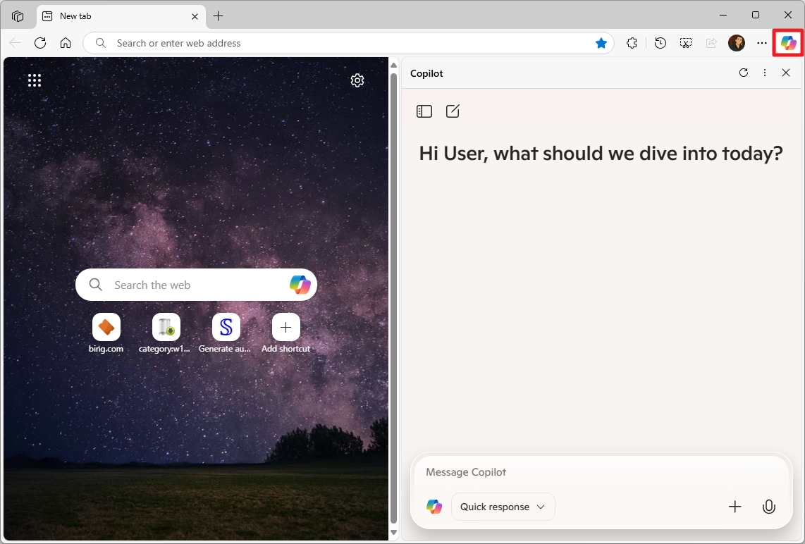 Microsoft Edge launch Copilot