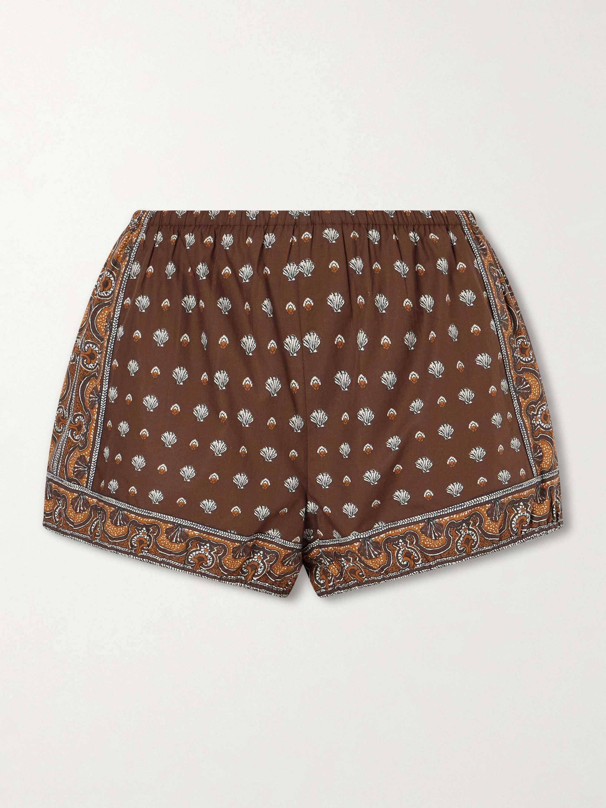 Vienna Printed Cotton Shorts