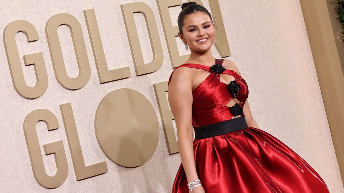 Selena Gomez at the Golden Globes