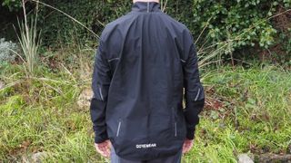 The rear of the Gorewear Spinshift GTX jacket