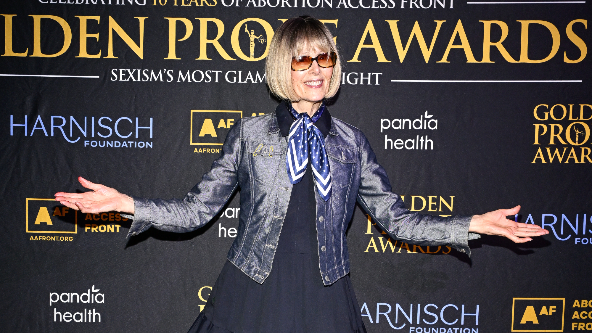 E. Jean Carroll attends the 2025 Golden Probes Award Gala in New York City