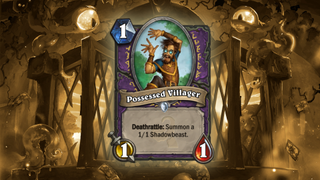 Possessed Villager is one of a handful of Old Gods cards that have found a home in Zoo Warlock.