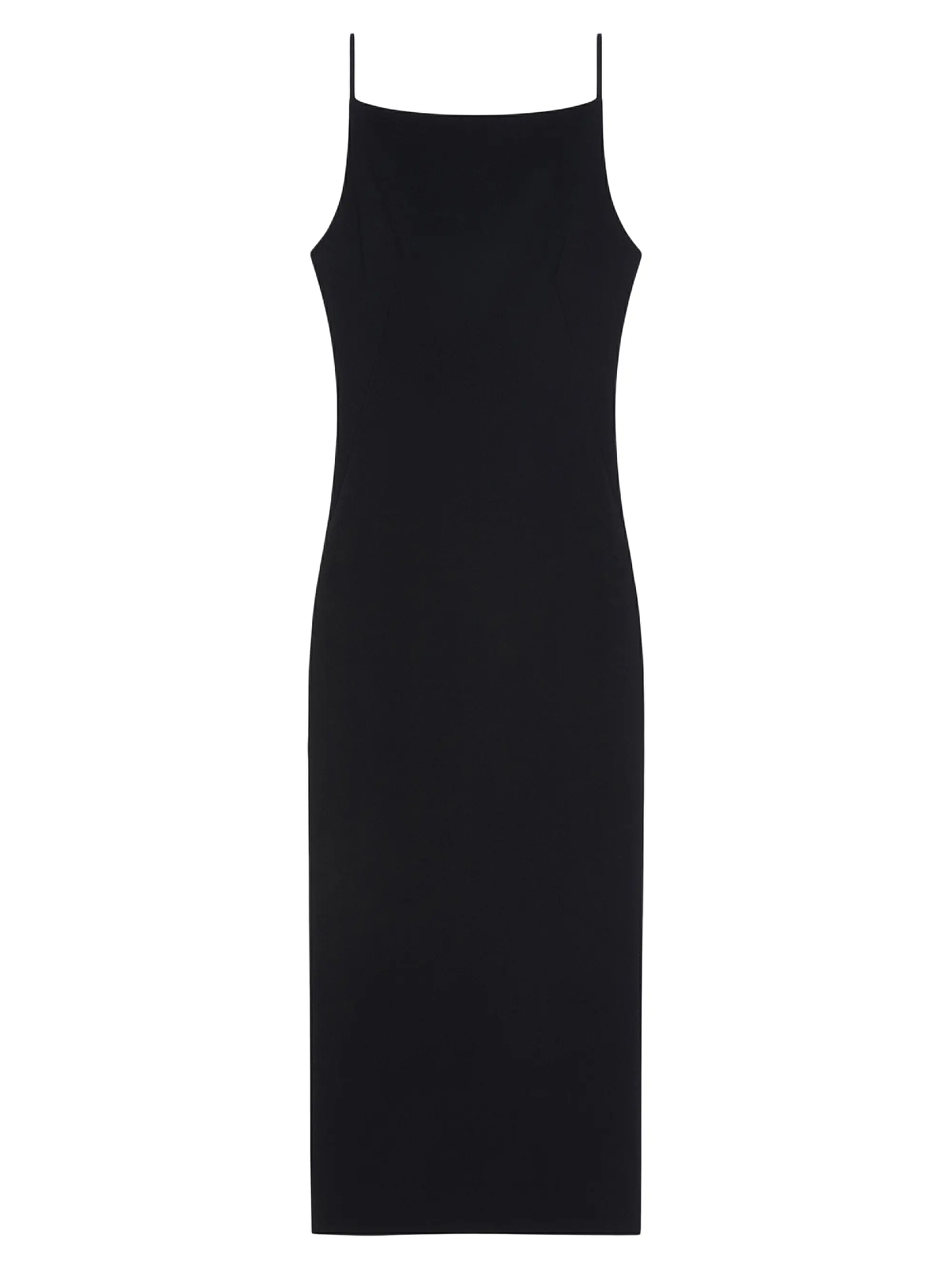 Straps Dress With Draped Back