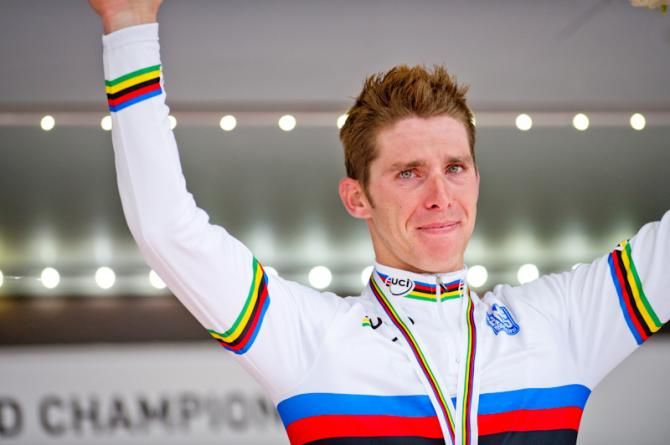 The new world champion, Rui Costa (Portugal) was moved to tears on the podium of the worlds