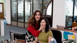 Sabrina Impacciatore and Ramona Young in The Paper