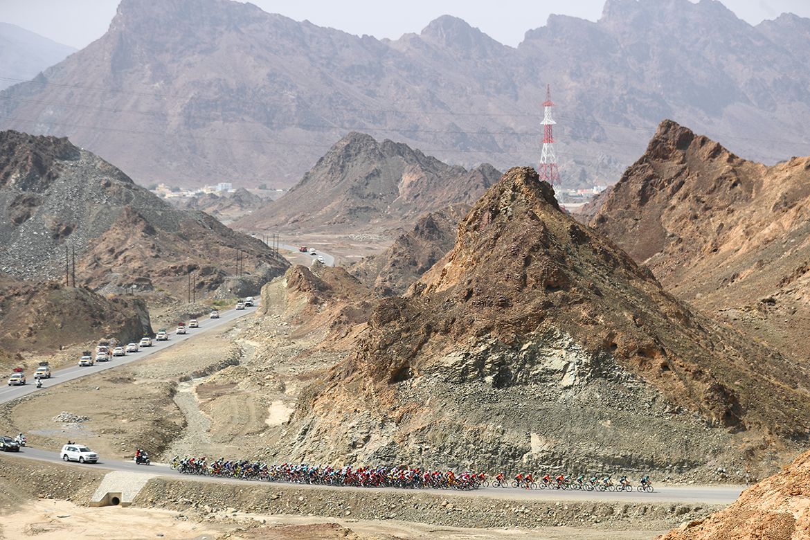 The barren landscape of Oman