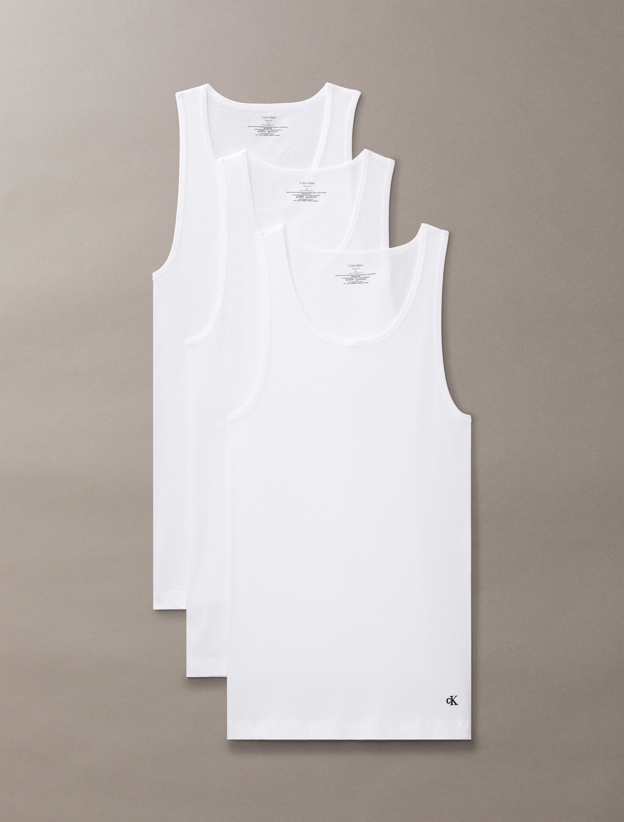 Logo Graphic Ribbed Sleep Tank Top