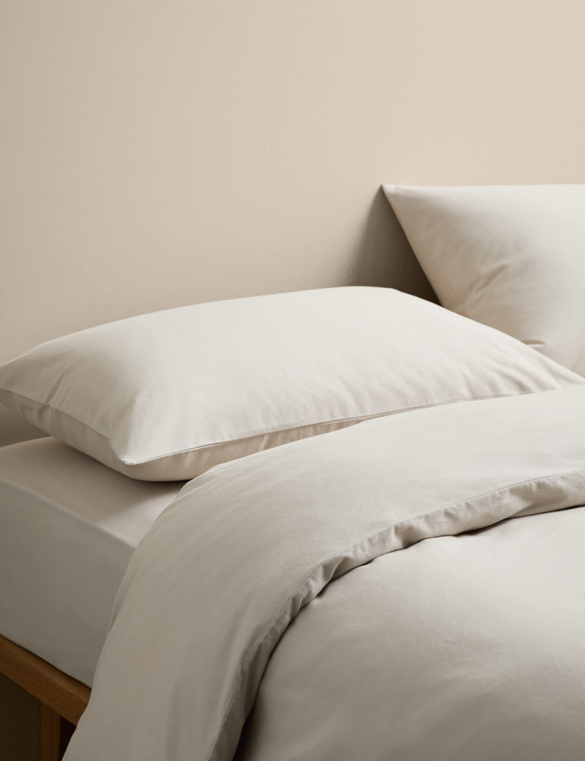 Pure Brushed Cotton Bedding Set