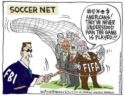 Editorial cartoon FIFA