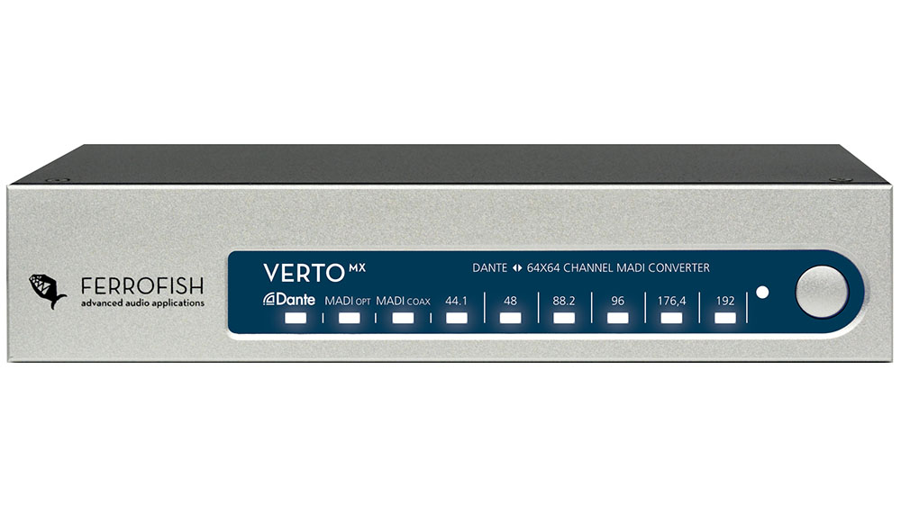 Synthax, Ferrofish Launch New Verto Series of Dante Digital Converters