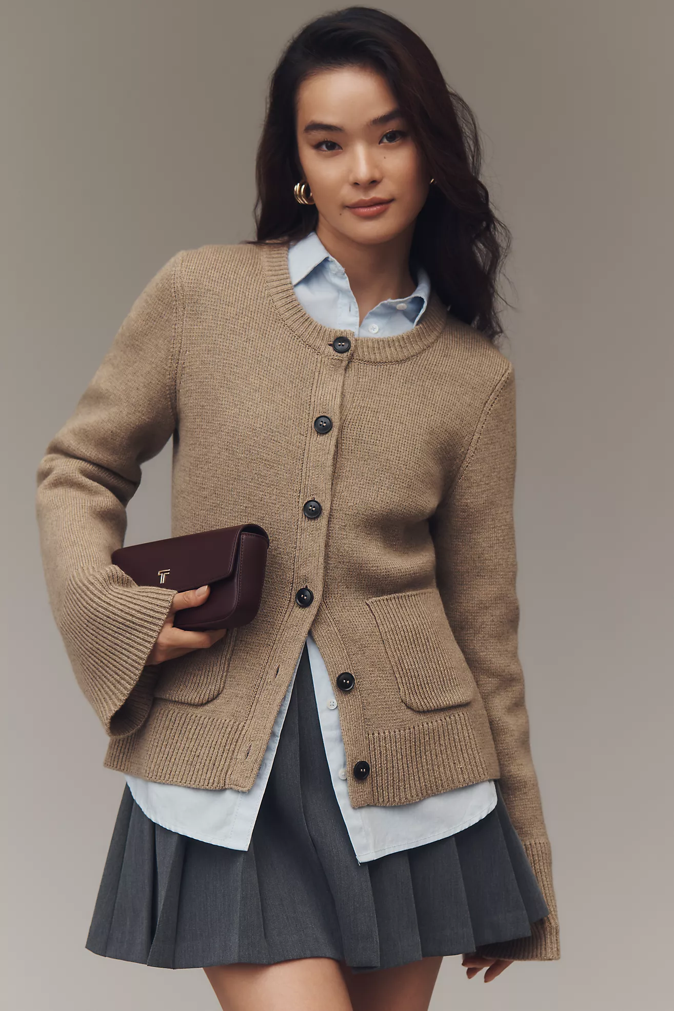 Pistola Dani Cinched-Waist Cardigan Sweater
