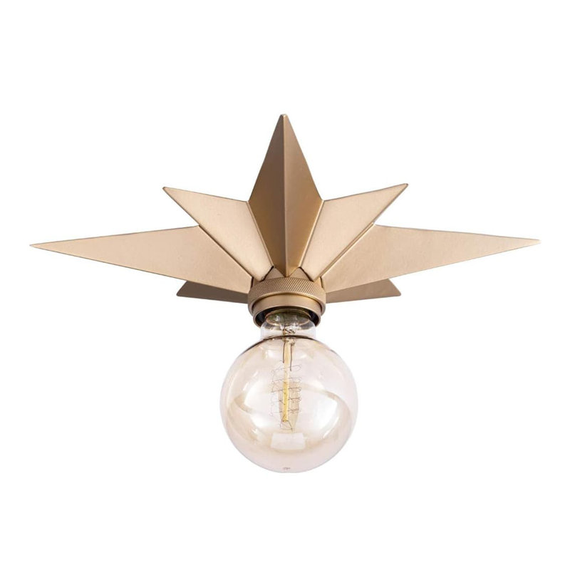 17 Stories Star Flush Mount Ceiling Light - Perfect for Bedroom, Study, Hallway and Entryway & Reviews | Wayfair