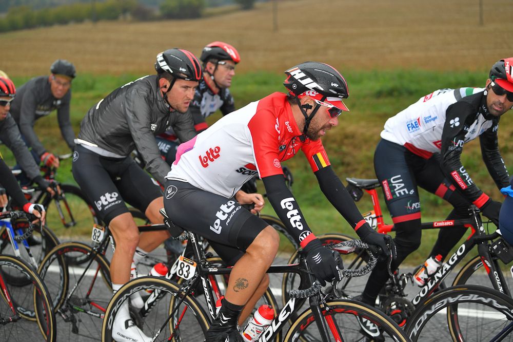 Riders battle the cold and rain at Gran Piemonte