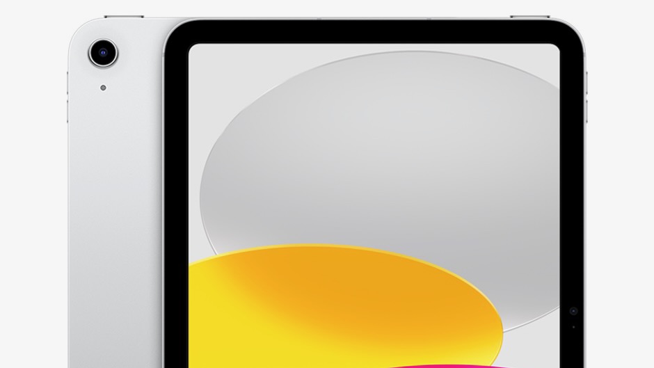 iPad (2022) dalam warna Perak