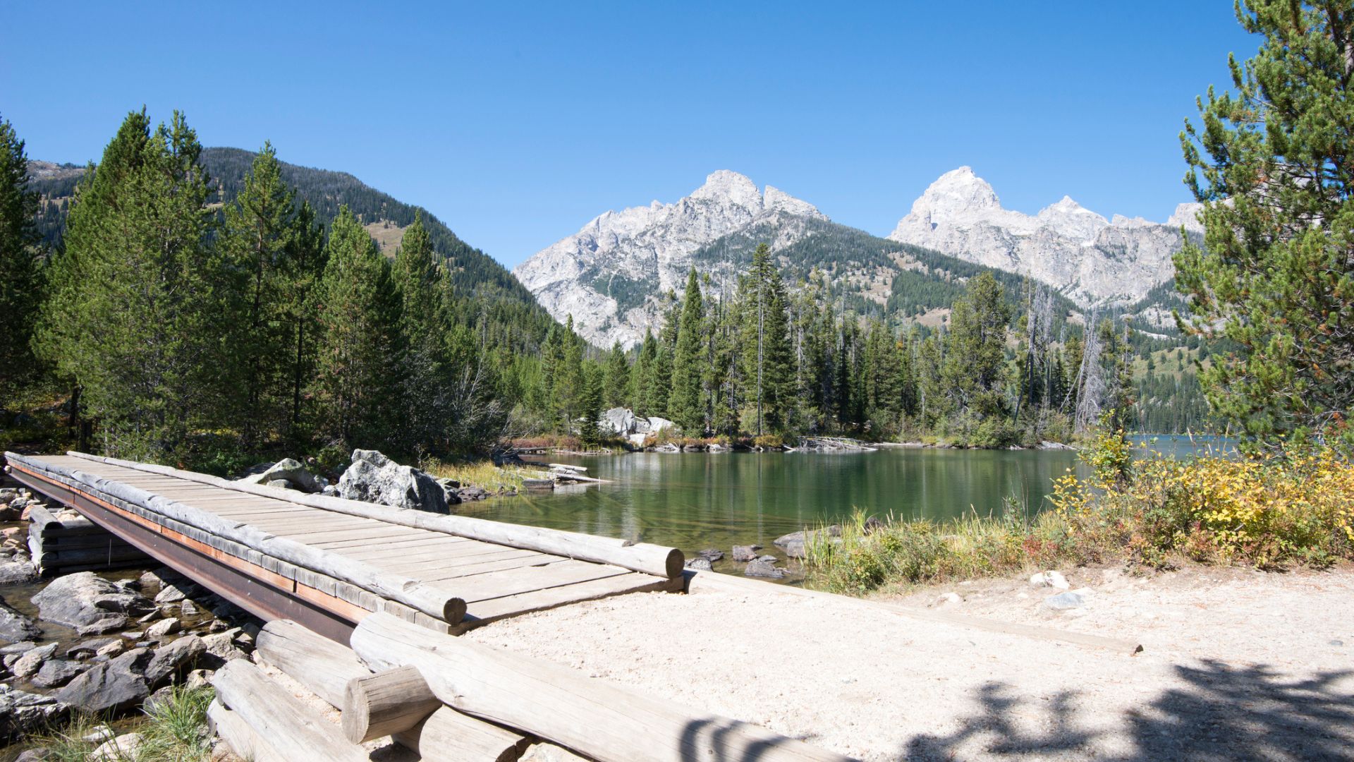 Taggart Lake in Grand Teton National Park