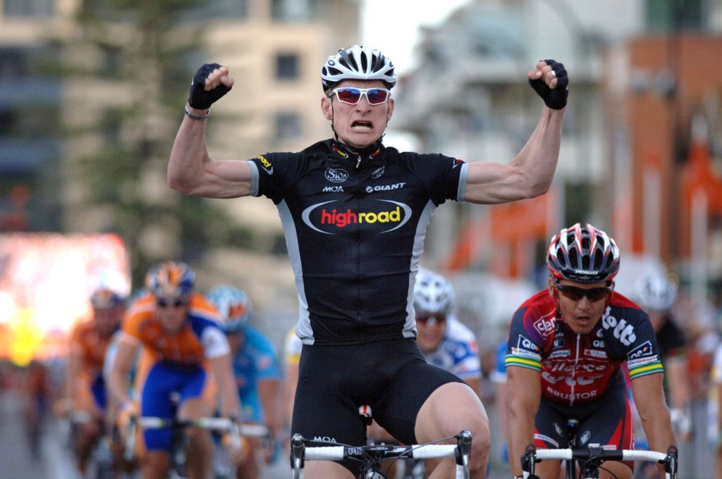 Andre Greipel, winning here in 2008, holds the record of most Tour Down Under stage wins