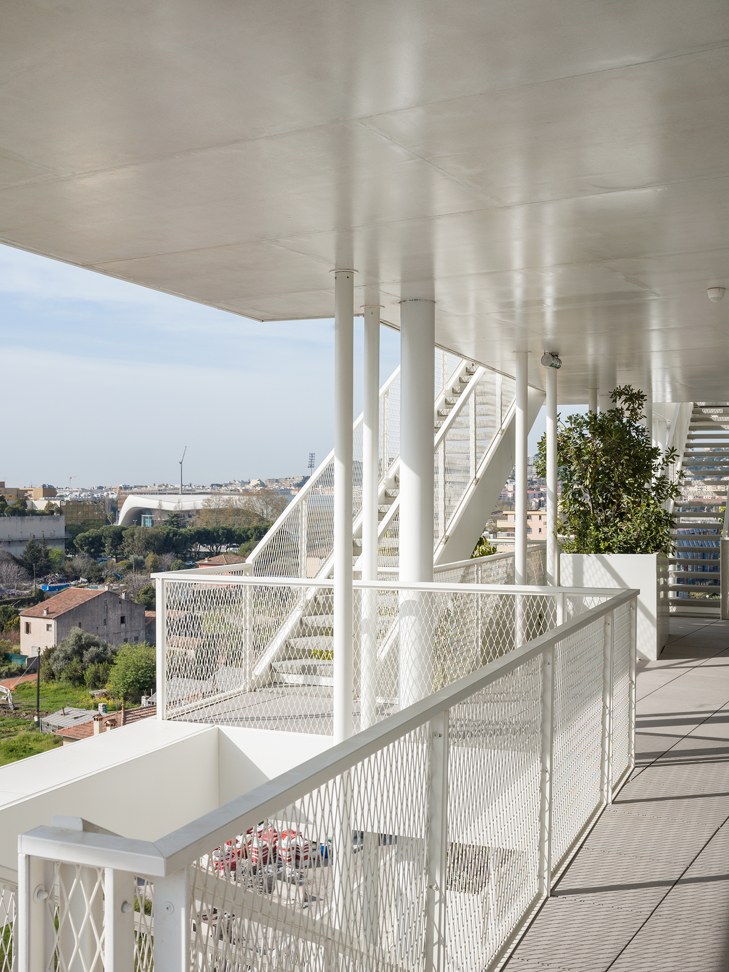 Anis external staircases at Nice Meridia