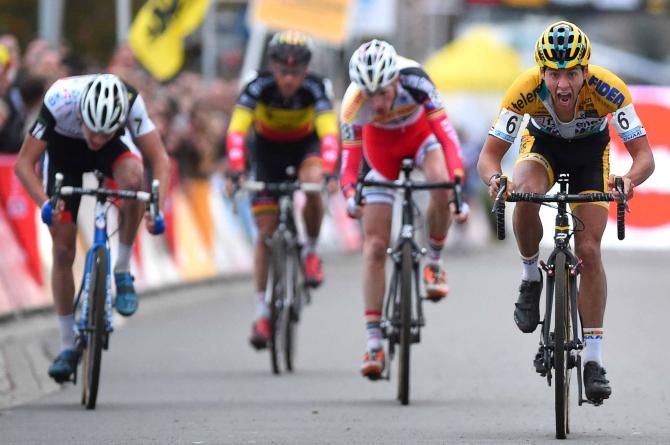 The sprint in the Superprestige Ruddervoorde