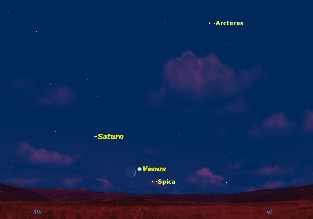 Venus Near Moon In Dramatic Sky Show Tonight How to See It Space