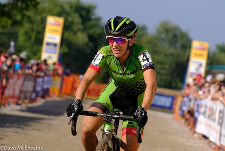 Young Katie Antonneau (USA) took third place, making it her second World Cup podium