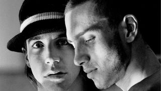 Anthony Kiedis (left) and John Frusciante, 1990.