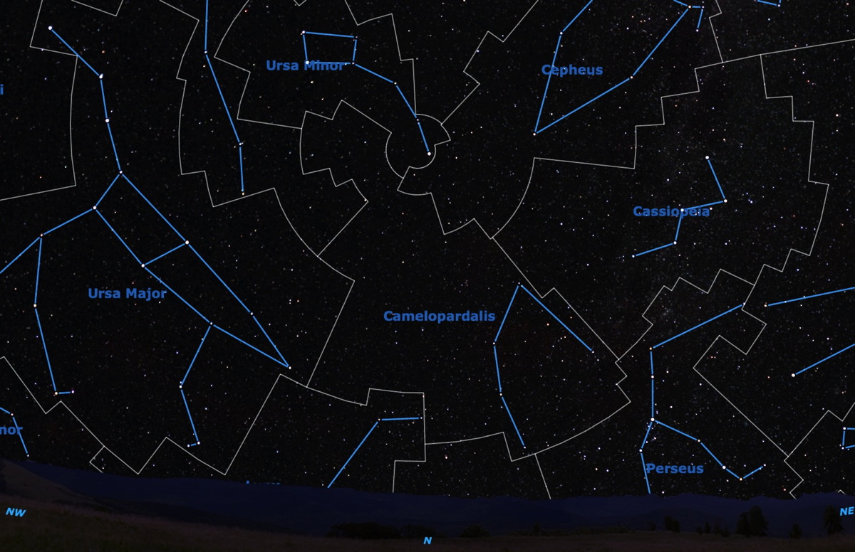 Camelopardalis Sky Map