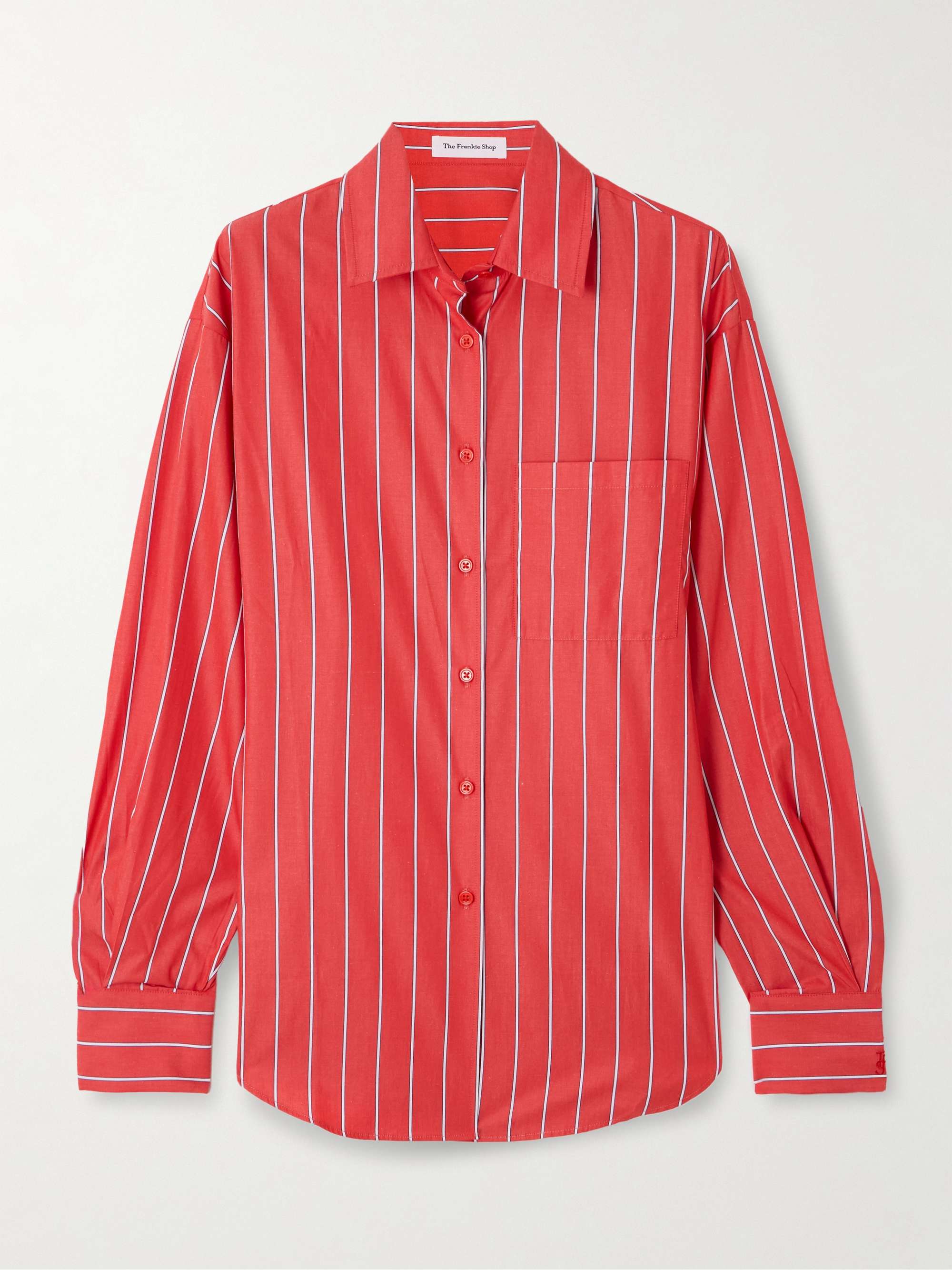 Lui Striped Cotton-Poplin Shirt