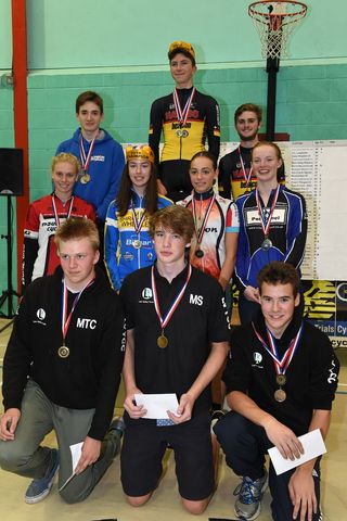 Junior winners, National 10-mile time trial championships 2014
