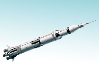 Saturn V Rocket lego model
