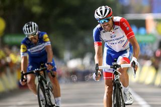 Thibaut Pinot (Groupama-FDJ) gained time on stage 8