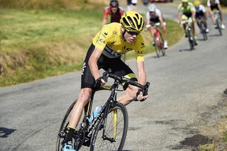 Yellow jersey Chris Froome (Team Sky)