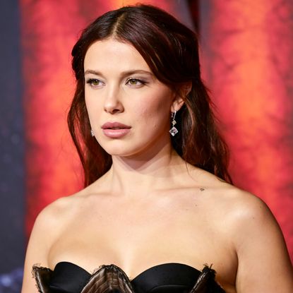Millie Bobby Brown attended the UK screening of Stranger Things Season 5 in a corseted naked dress