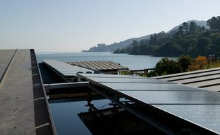 San Fransisco Bay House roof view