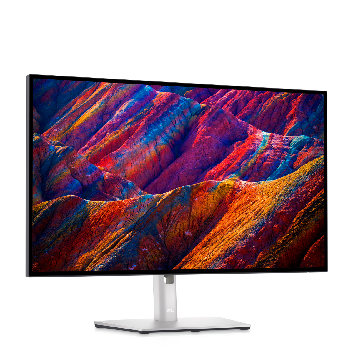 Dell U2723QE on a white background