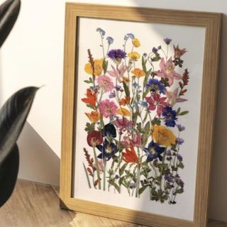 Flower wall art