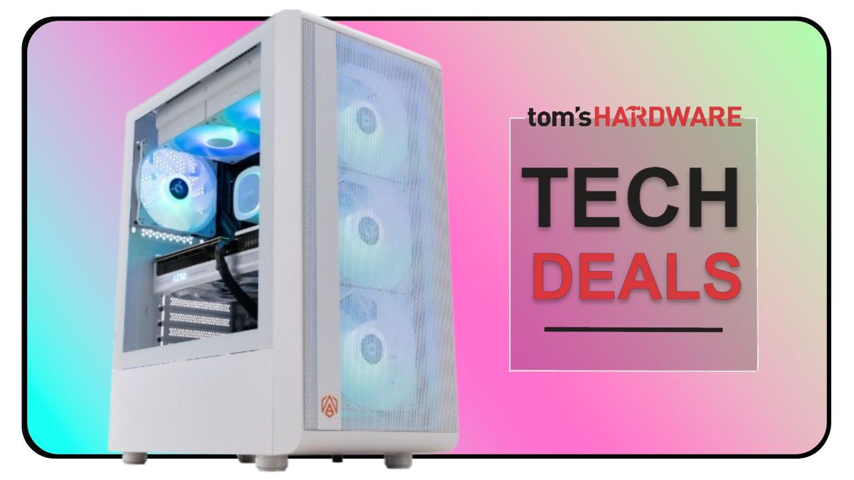 Down to $2,999, this high-power gaming PC packs both a 50-series GPU and a 9800X3D CPU