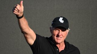 Greg Norman at the 2023 LIV Golf Adelaide tournament