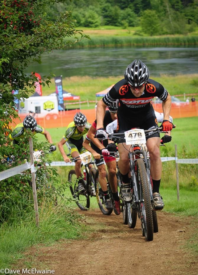 Spencer Paxson (Kona) leading the climb on lap two
