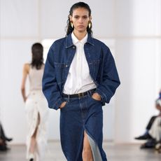 A selection of images demonstrating the top denim trends of 2027