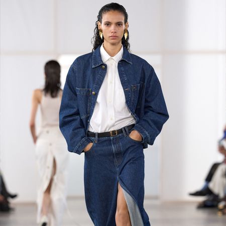 A selection of images demonstrating the top denim trends of 2027