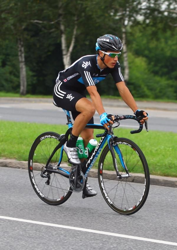 Peter Kennaugh (Sky) on stage one of the Tour of Poland.