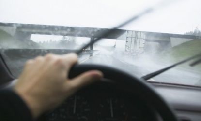 Rainy driving conditions