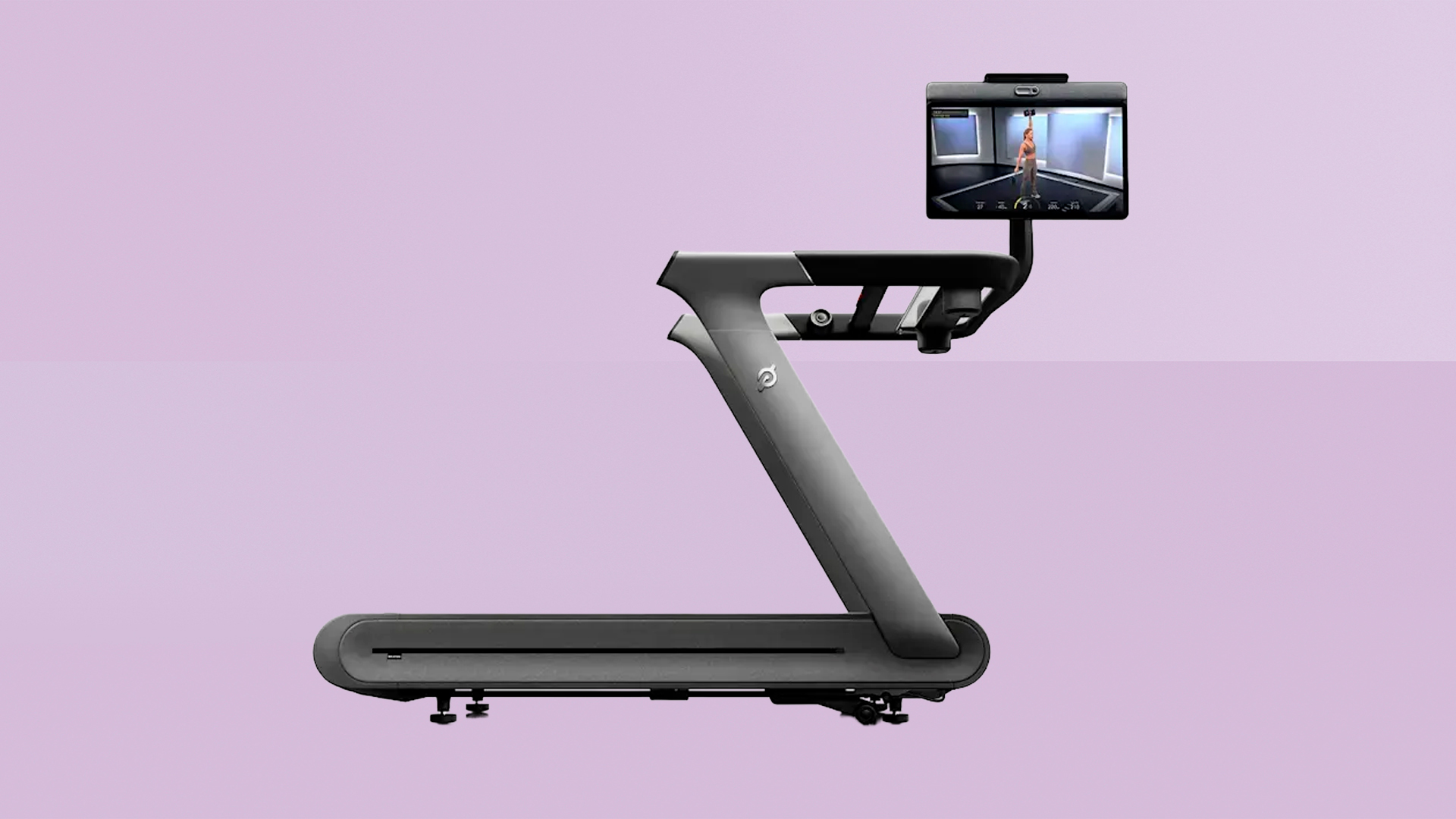 Peloton Cross Training Tread Plus on purple background