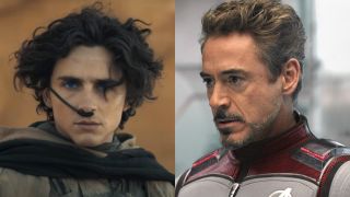 Timoth&eacute;e Chalamet stars in Dune: Part Two, while Robert Downey Jr. stars in Avengers: Endgame.