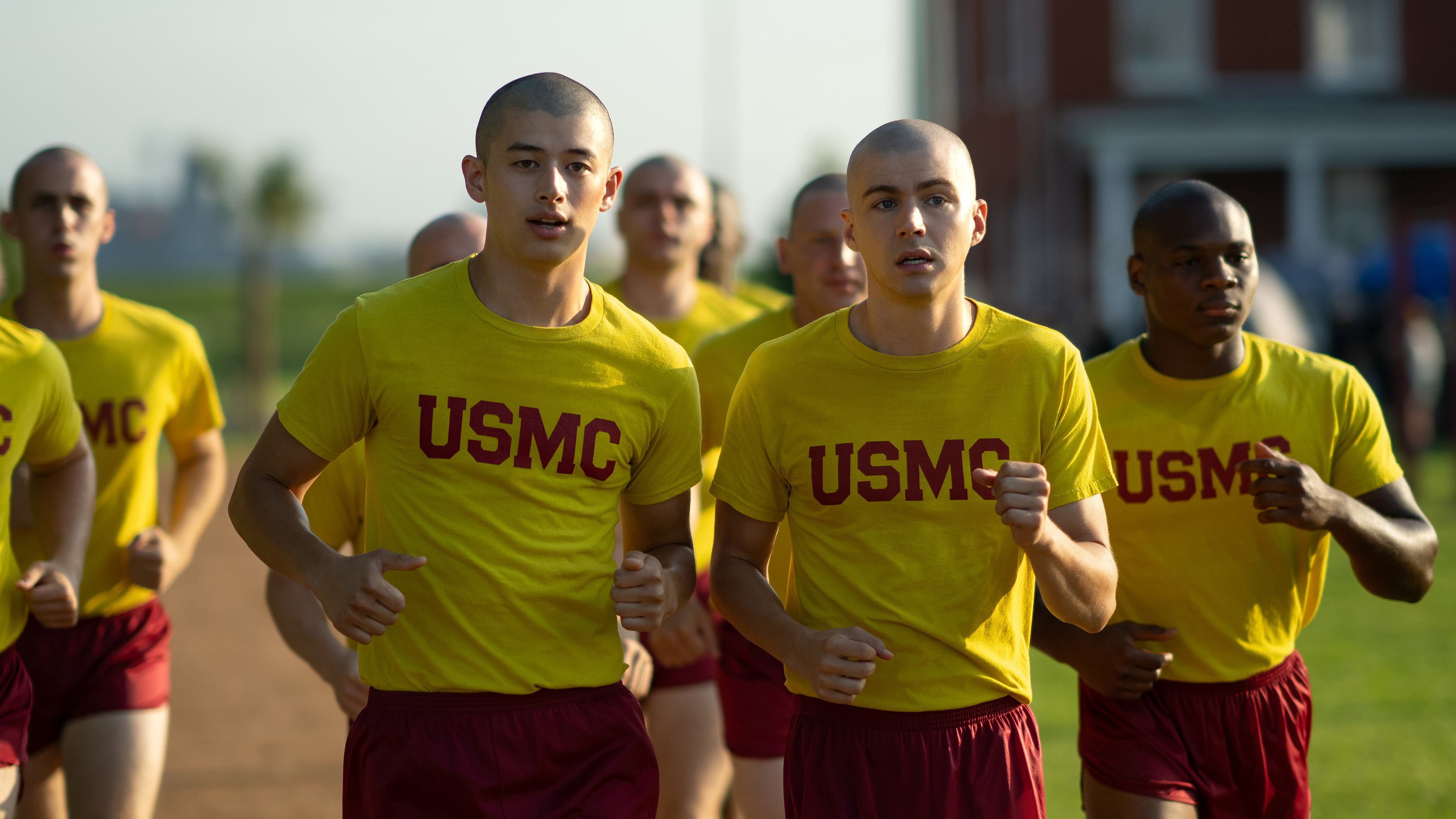 Liam Oh as Ray McAffey and Miles Heizer as Cameron Cope in 2 of Boots.