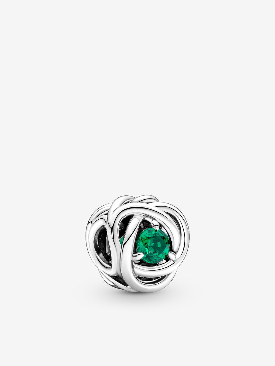 May Green Eternity Circle Charm