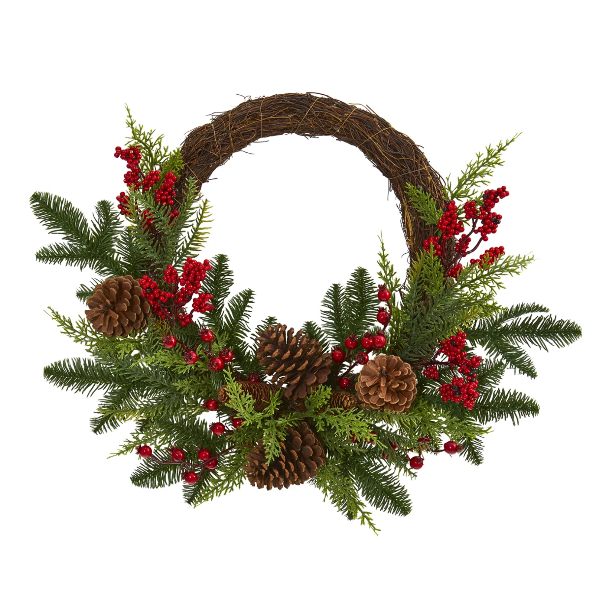 a christmas wreath