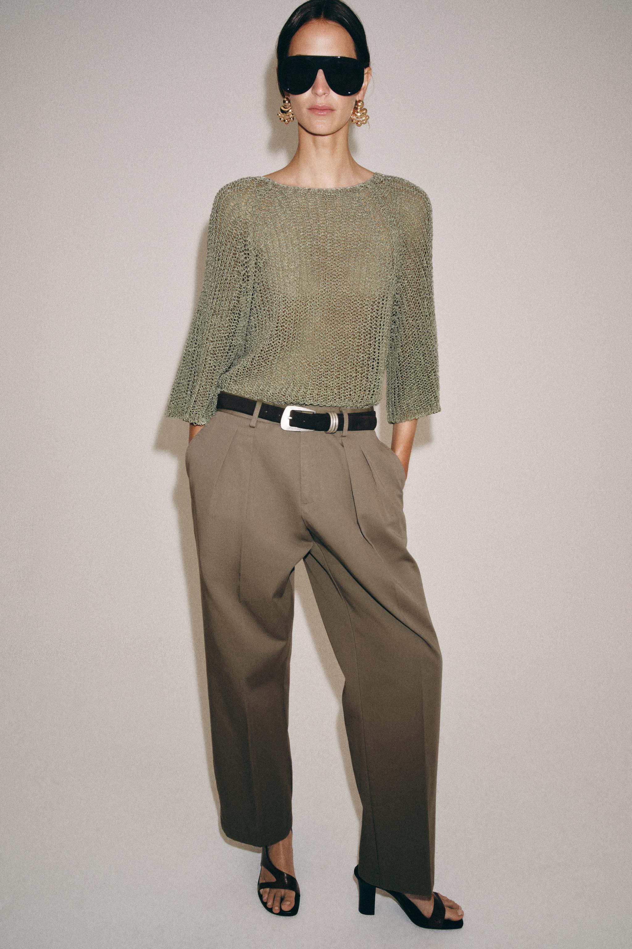 Openwork Knit Jumper