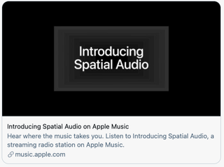 Apple Spatial Audio